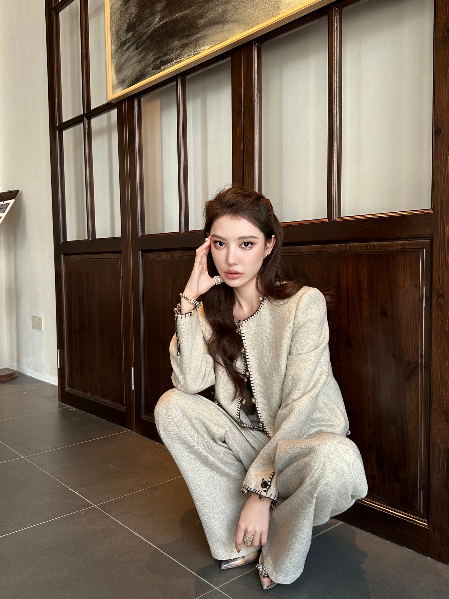 Blake Linen Jacket Setwear