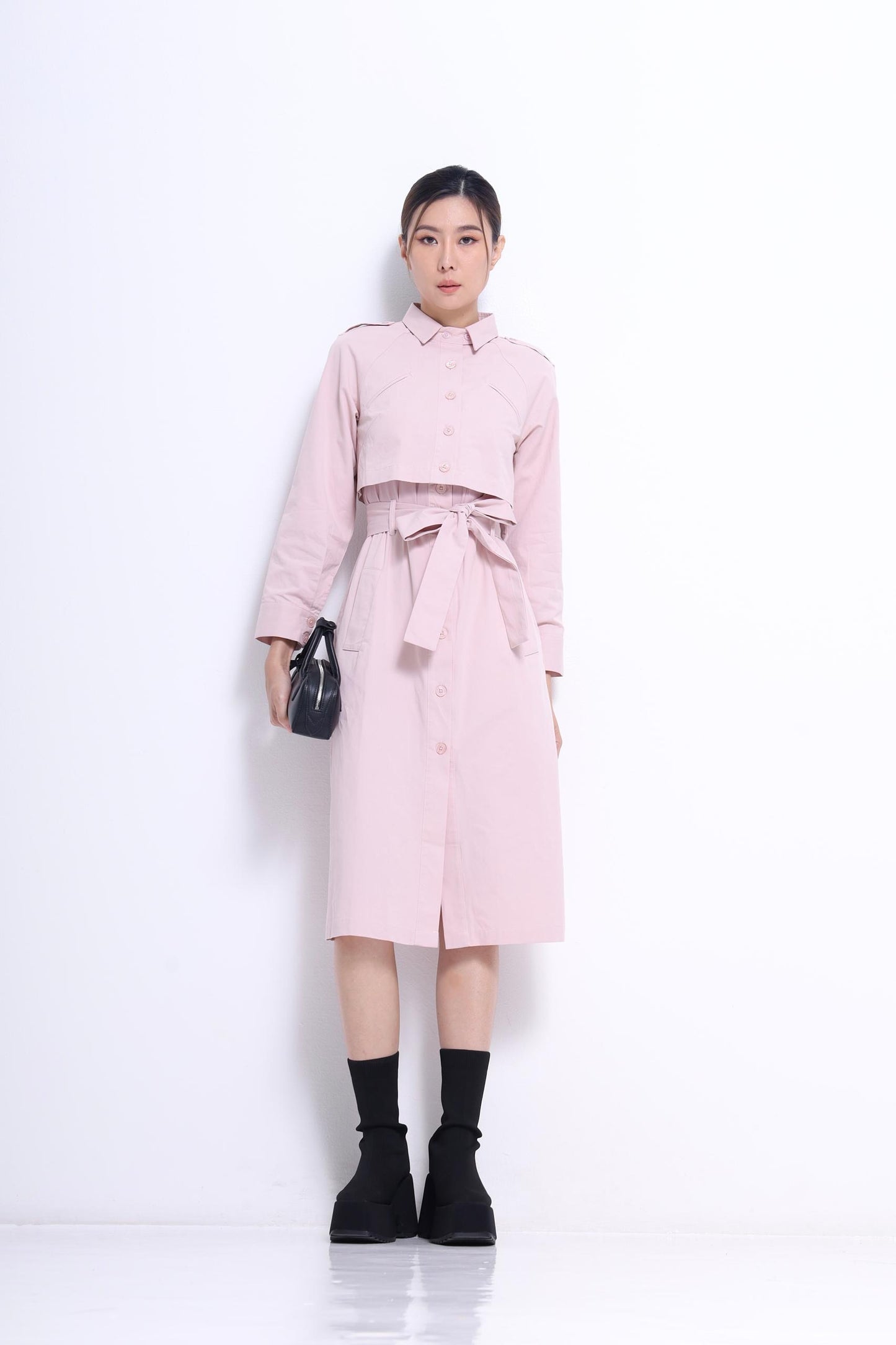 Amanda Trench Shirt Dress