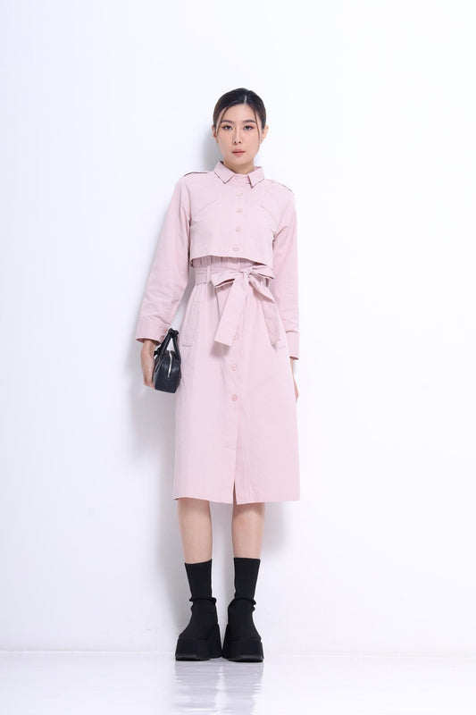 Amanda Trench Shirt Dress