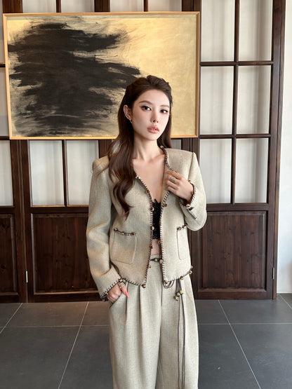 Blake Linen Jacket Setwear