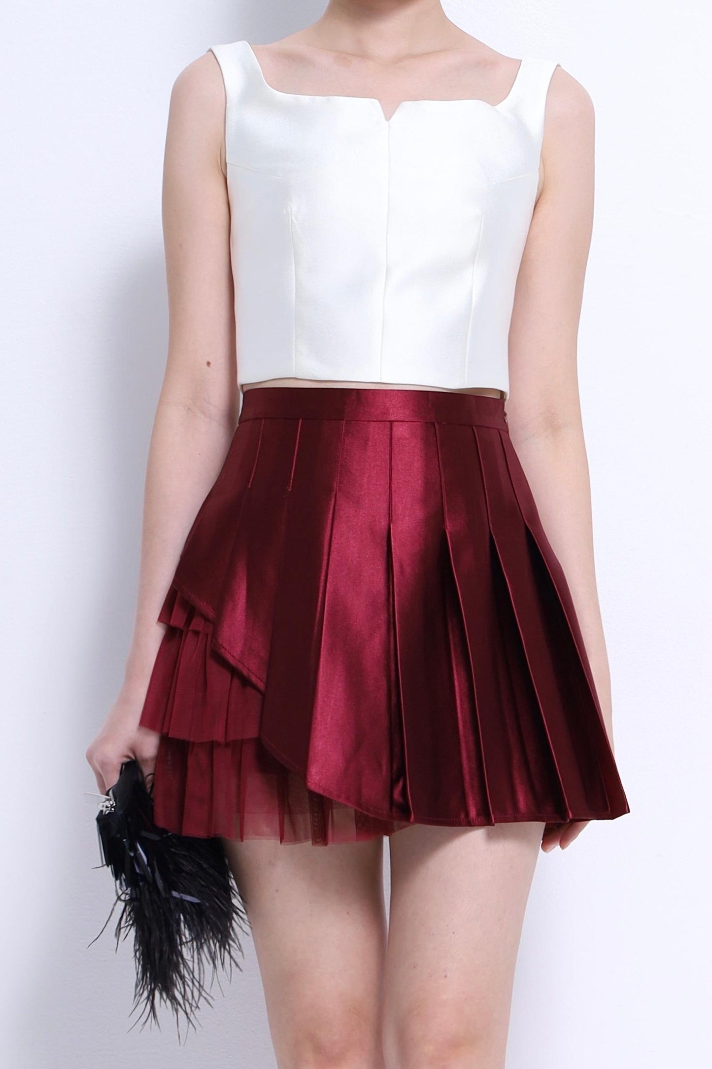 Venice Square Neck Satin Top