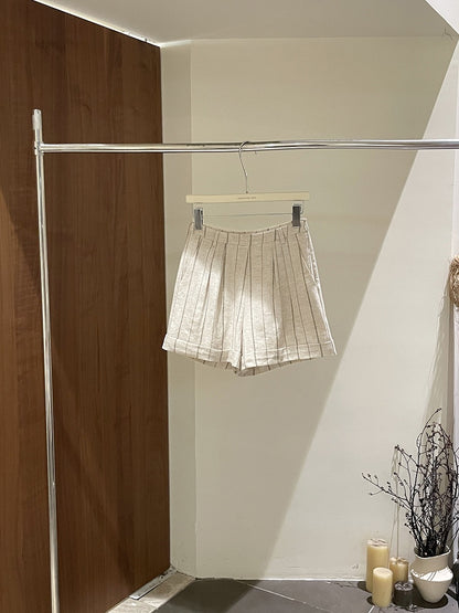 Yuri Linen Tailored Shorts