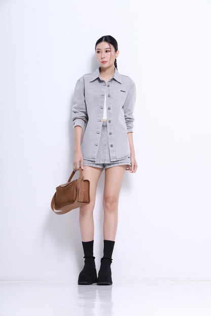 Mindy Oversized Denim Shirt
