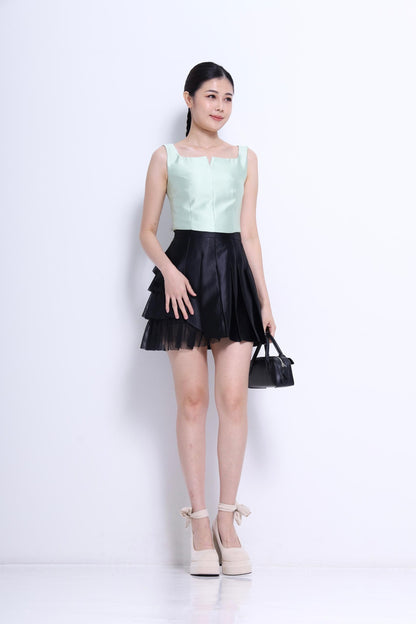 Venice Square Neck Satin Top