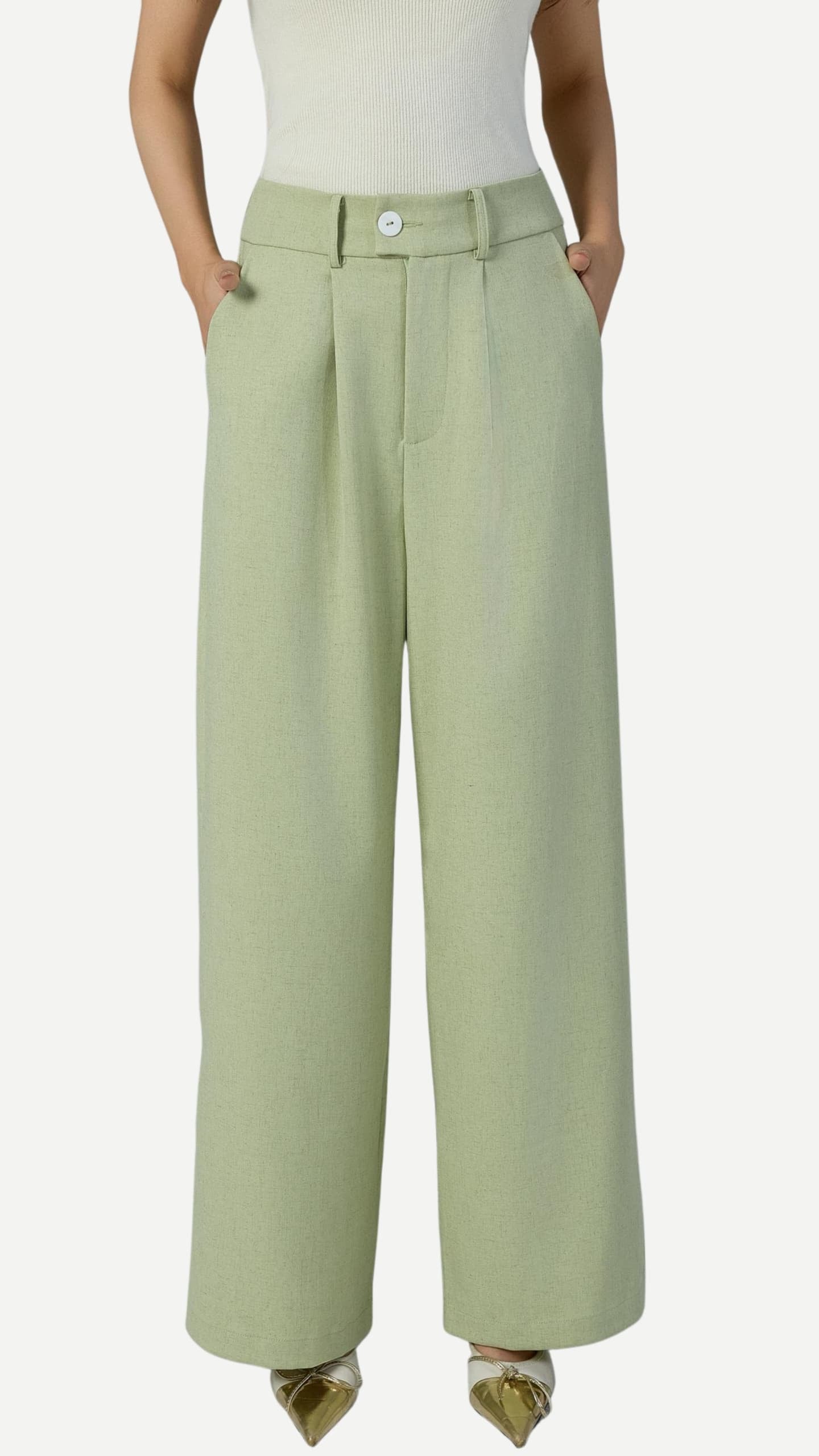 Ziri Linen Wide Legged Pants