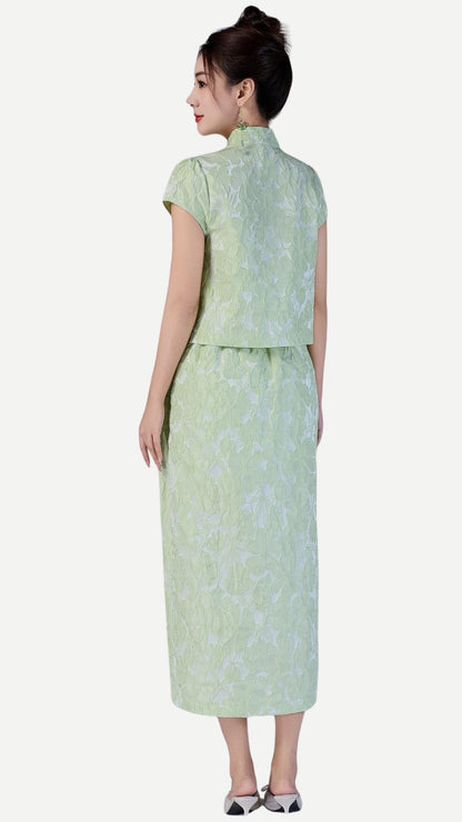 Liu Oriental Column Skirt