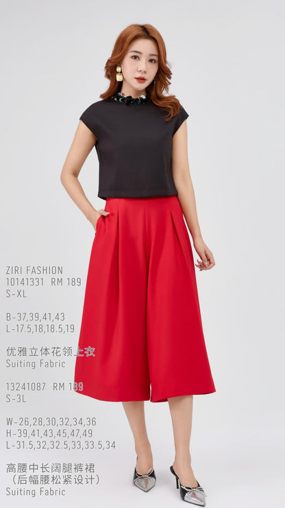 Ziri Flower Sequins Top