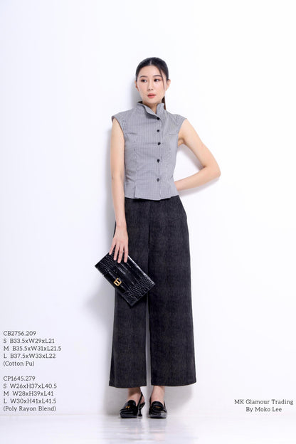 Juanita Asymmetrical Button Down Shirt