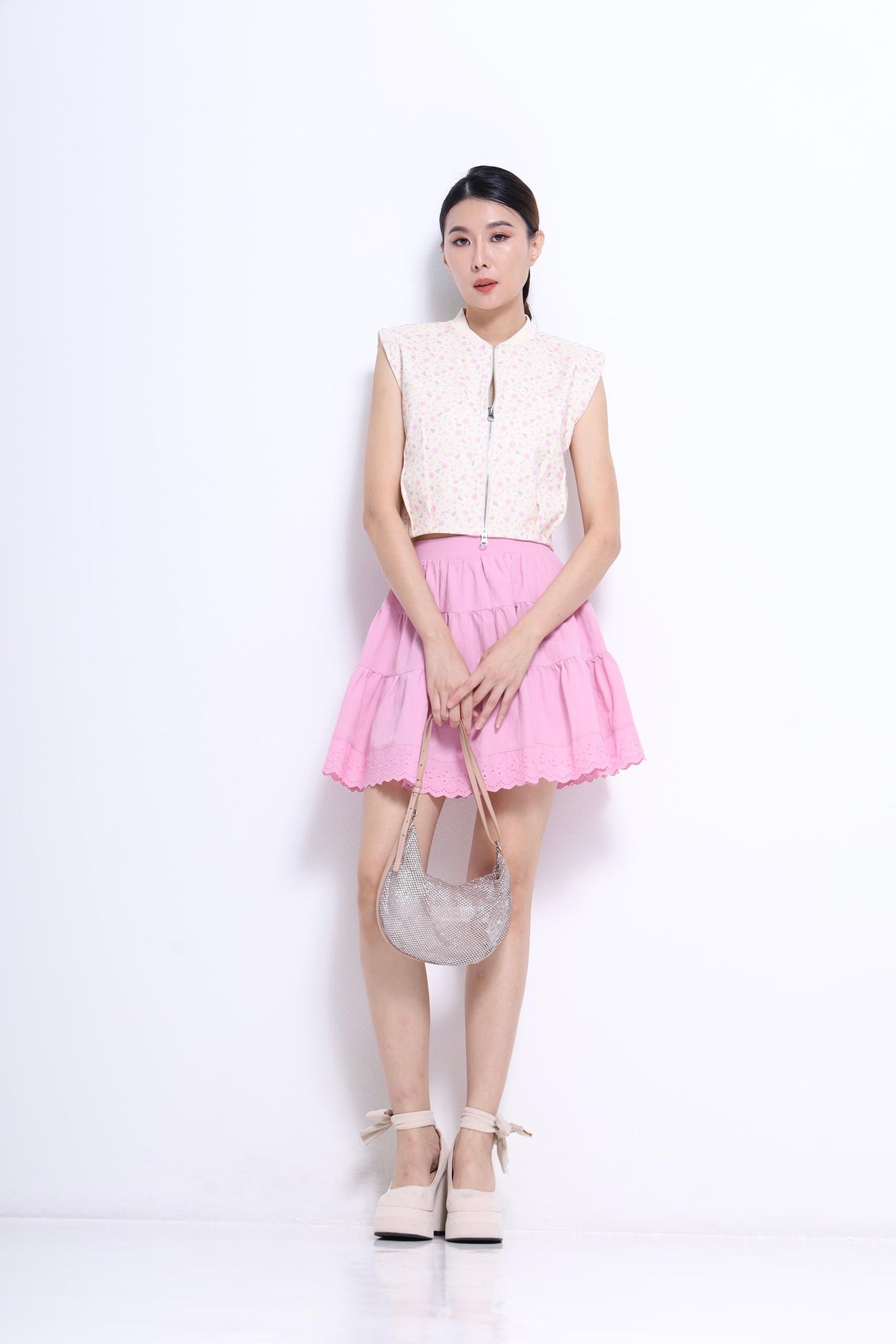 Blossom Cropped Vest Top