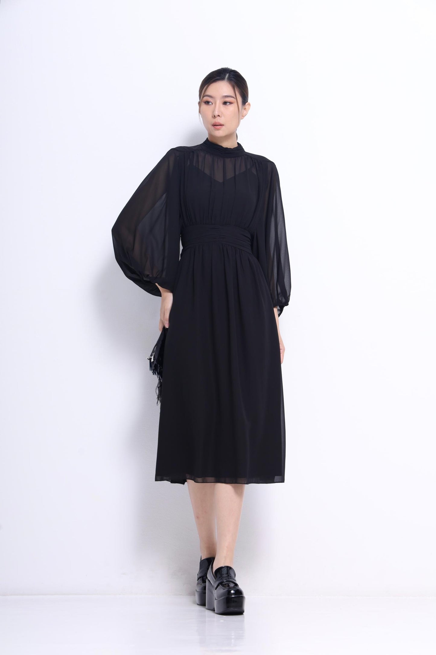 Chloe Lavalliere Chiffon Dress