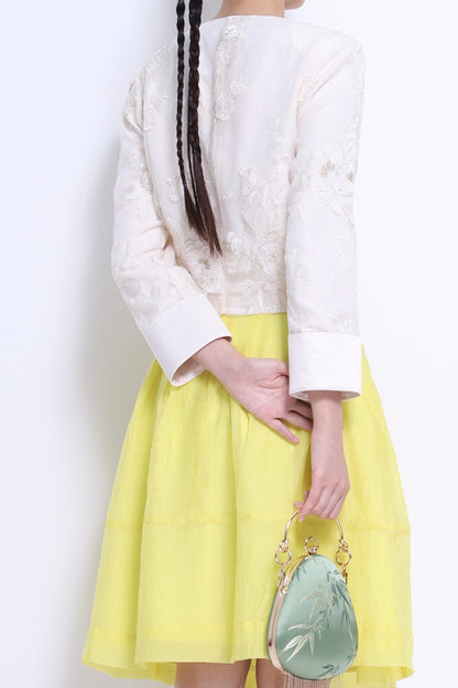 Liang Orient Embroidered Organza Jacket