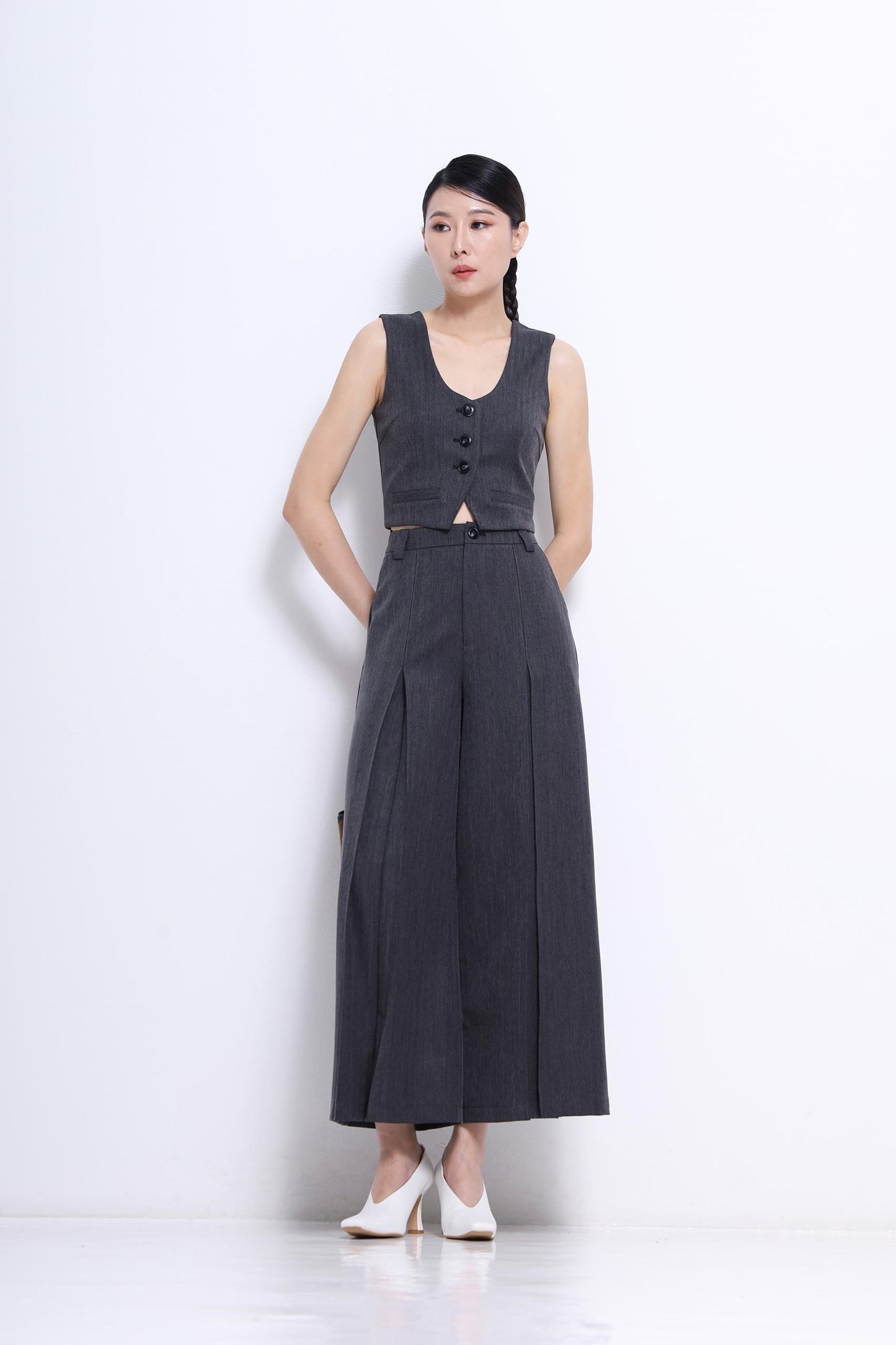 Becca Wide Legged Tailored Pants