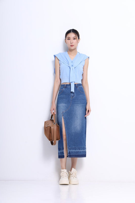 Josie 2 piece V-Neck Knit Vest