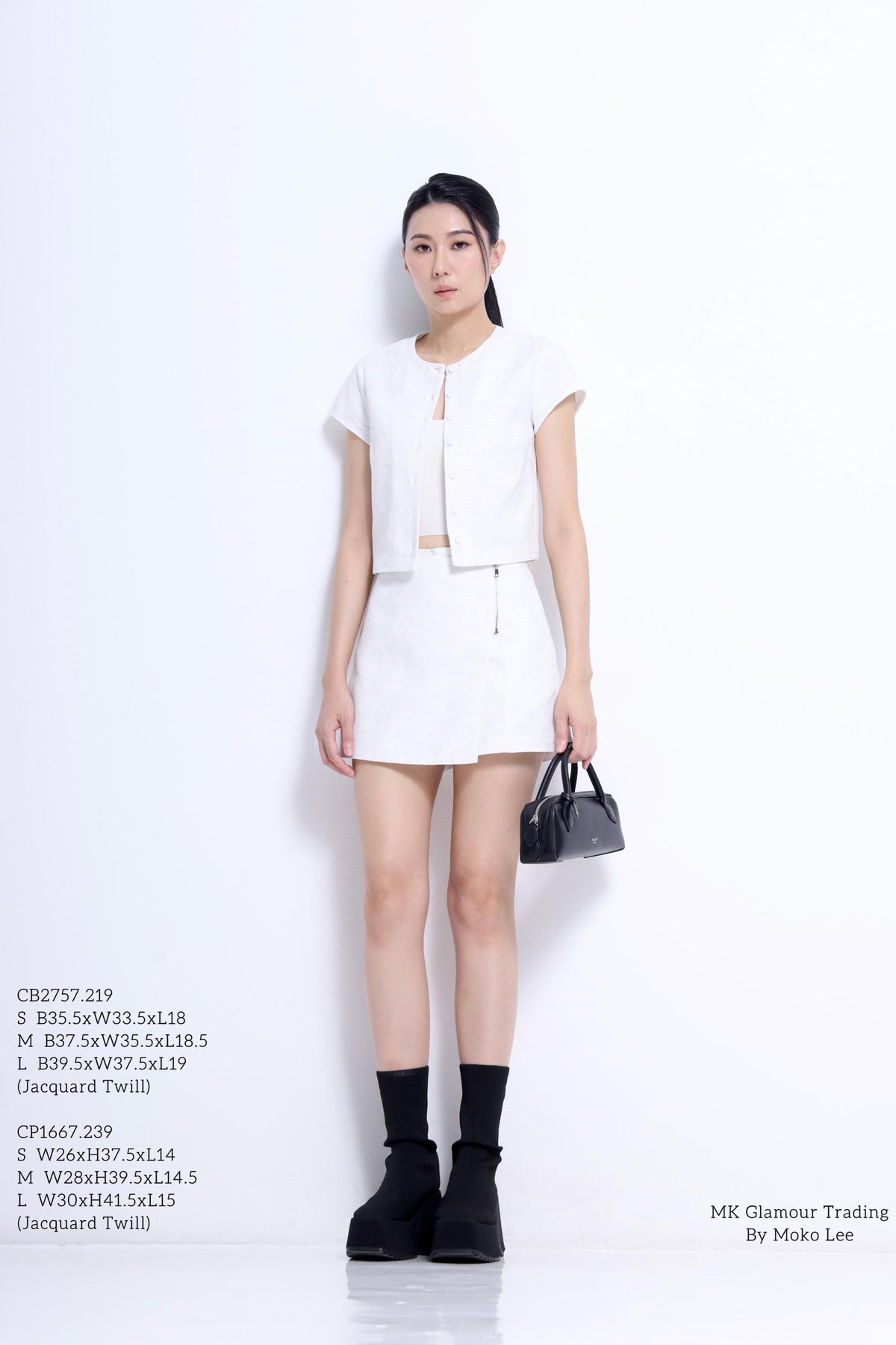 Taylor Round Neck Cropped Top