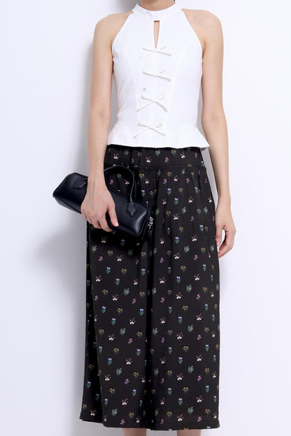 Sylvia Cut Out Ribbon Top