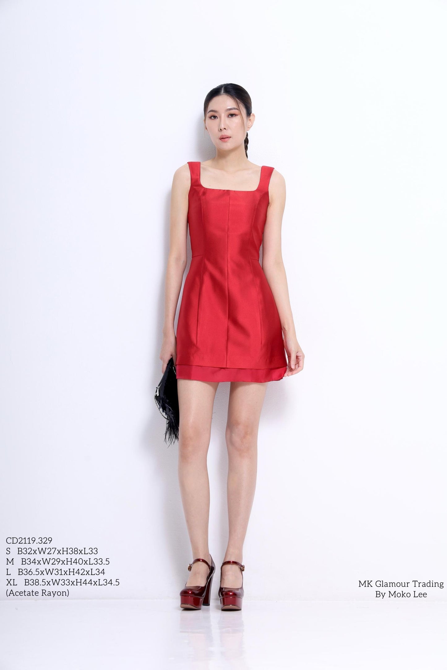 Venice Square Neck A-line Dress