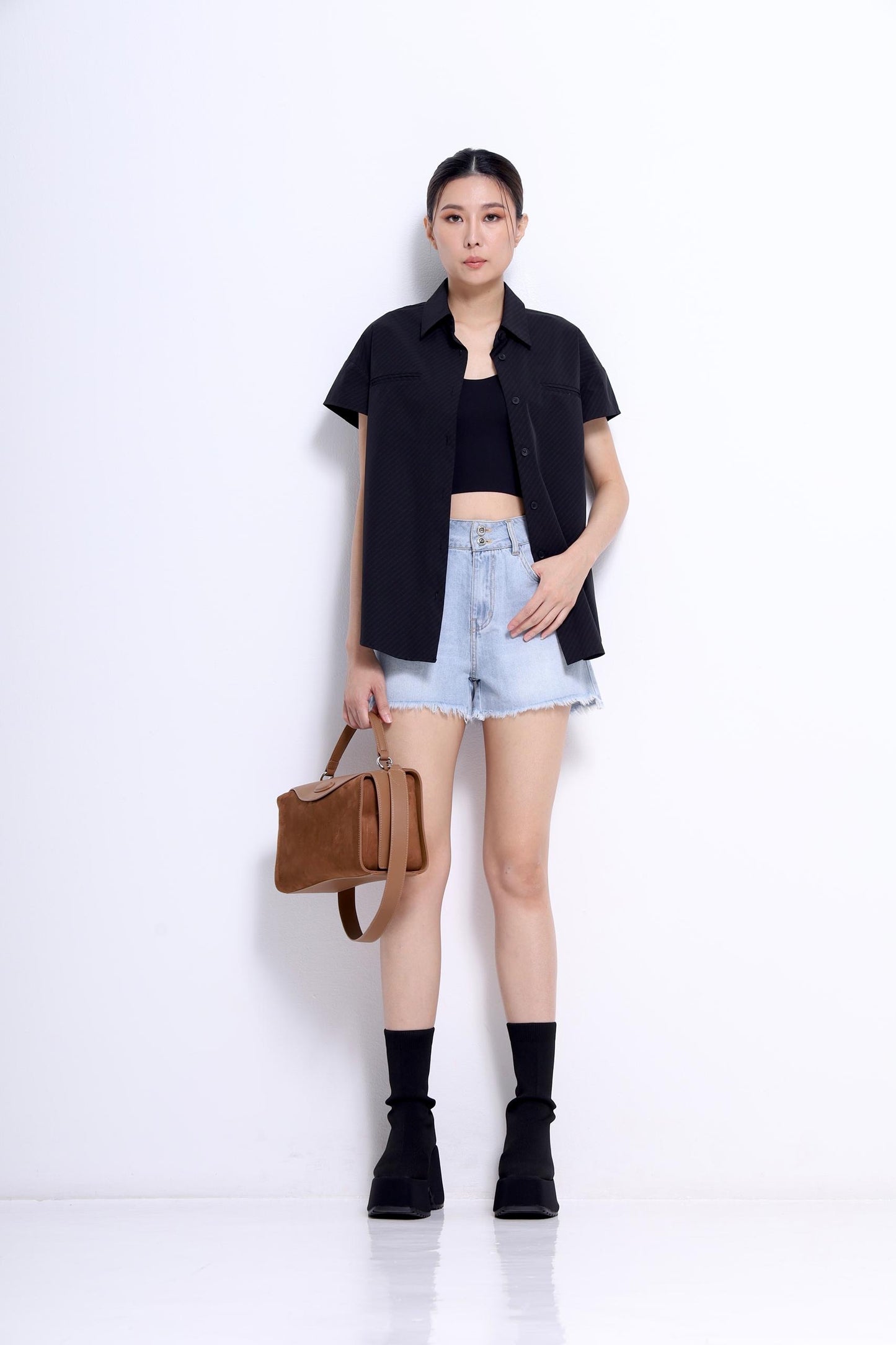 Riya Oversized Shirt with Pockets