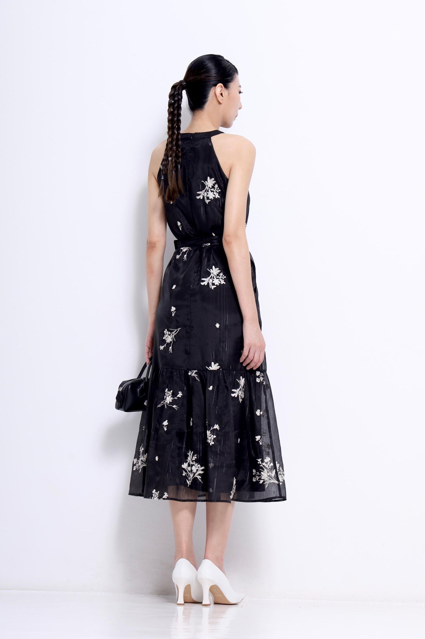 Mona Cut In Printed Dress