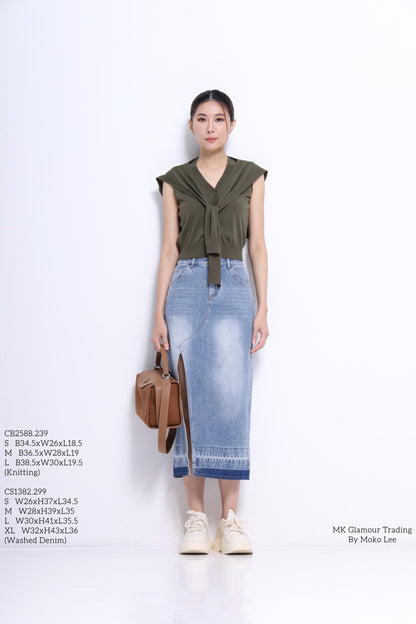 Josie 2 piece V-Neck Knit Vest