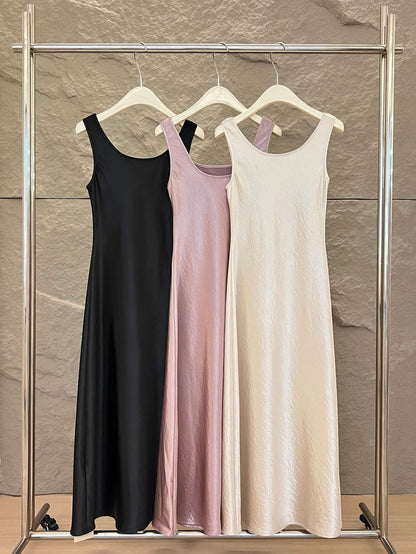 Zena Satin Loose Dress