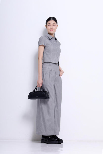Celeste Linen Button Down Top