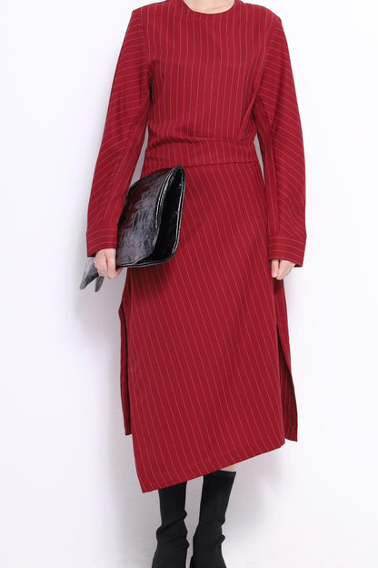 Jae Column Pinstripe Dress