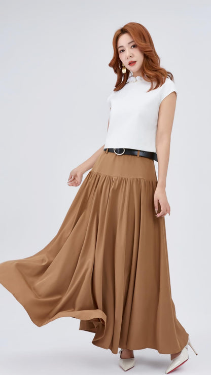 Ziri Tencel Maxi Skirt