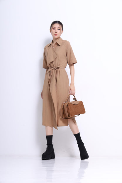 Jaime Oversized Trench Shirt Dress