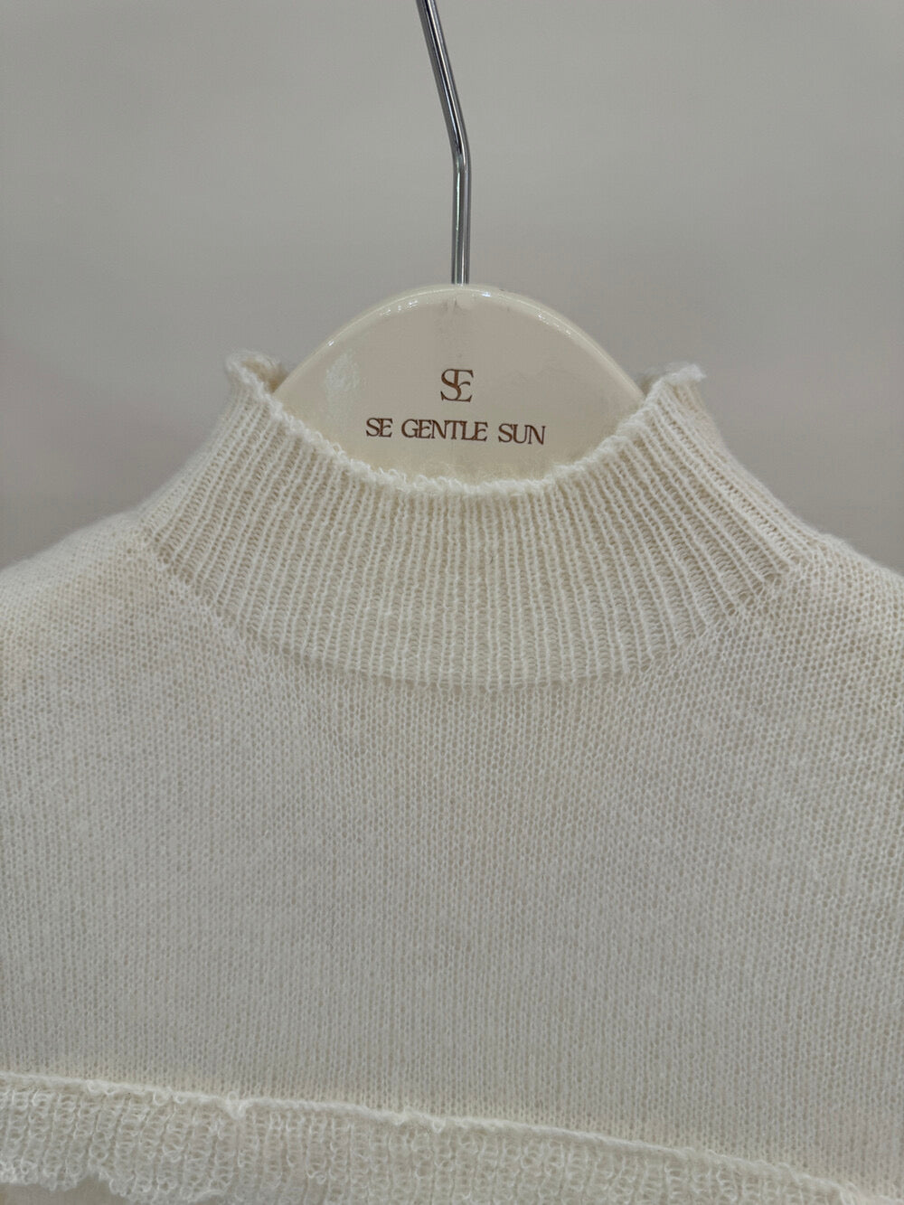 Luna Hollow Lace Knit Top