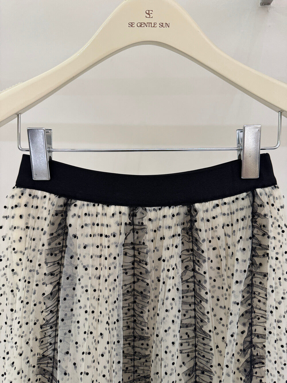 Faye Polka Dot Tulle Skirt