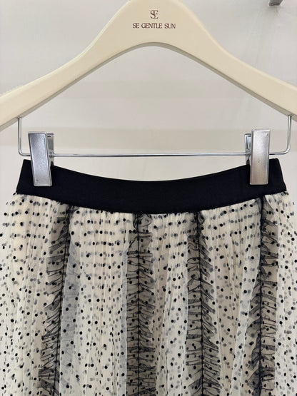 Faye Polka Dot Tulle Skirt
