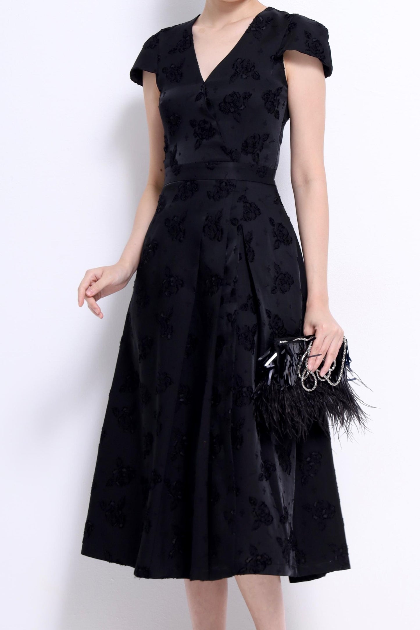 Chloe Jacquard A-line Dress
