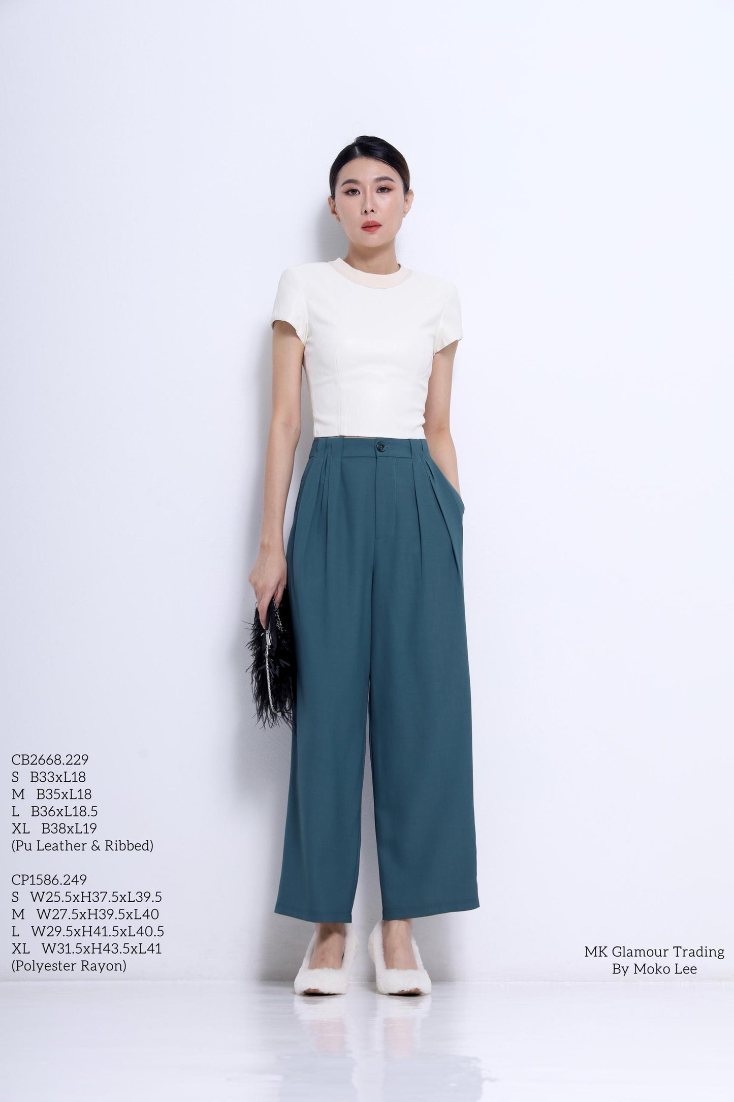 Olivia Faux Leather Top