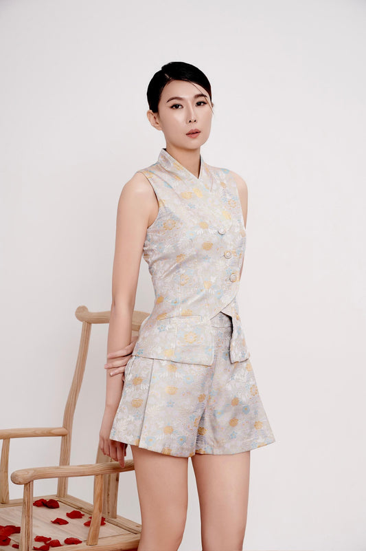 Chun Orient Asymmetrical Vest