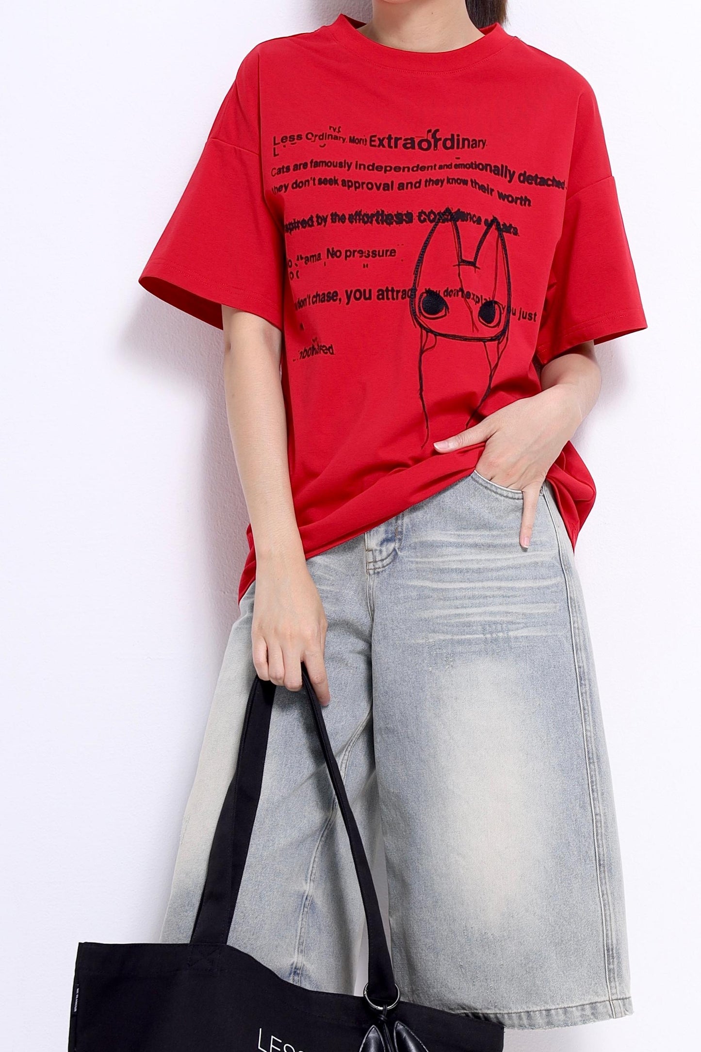 Omo Embroidered Oversized Tee