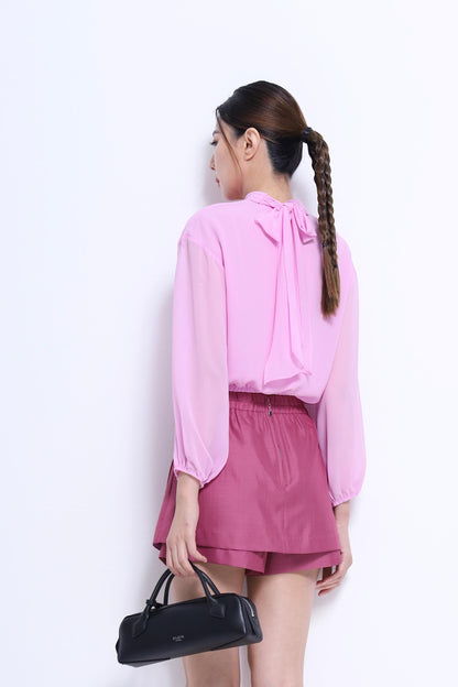 Venice Chiffon Cutout Blouse