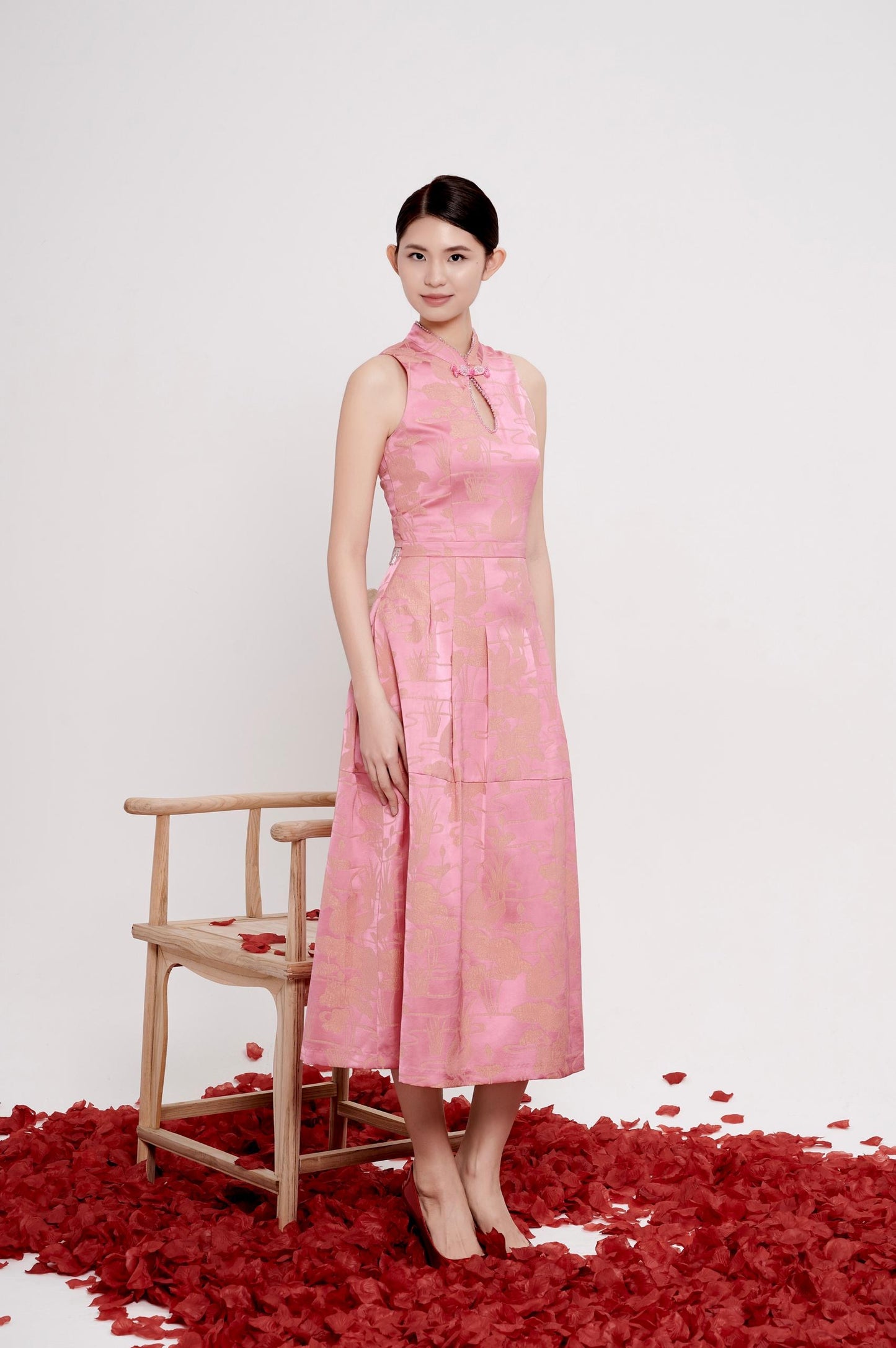 Zhen Orient Crystal Qipao Dress