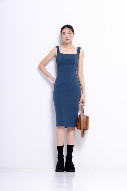 Nora Square Neck Bodycon Dress