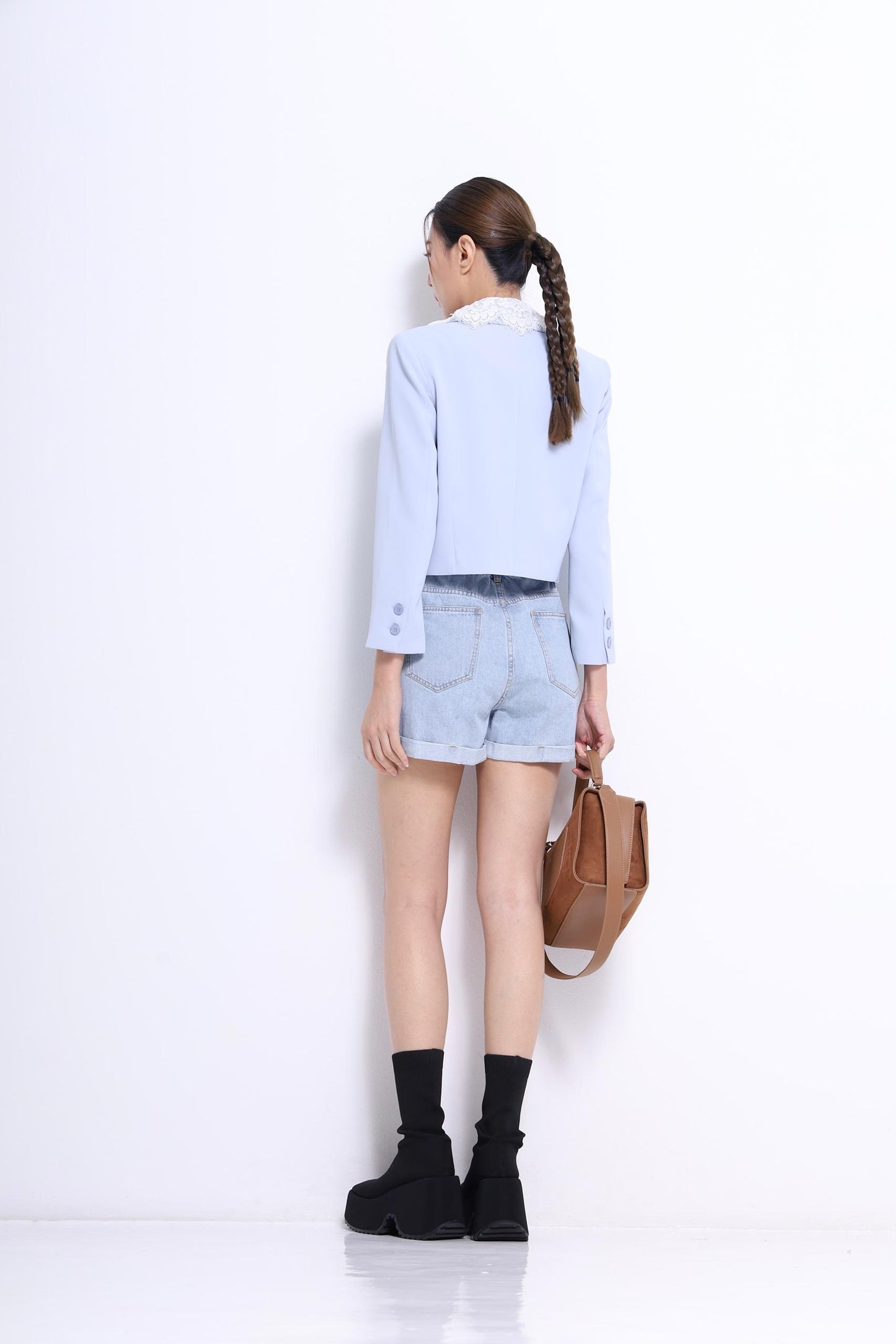 Kate Cropped Lace Jacket