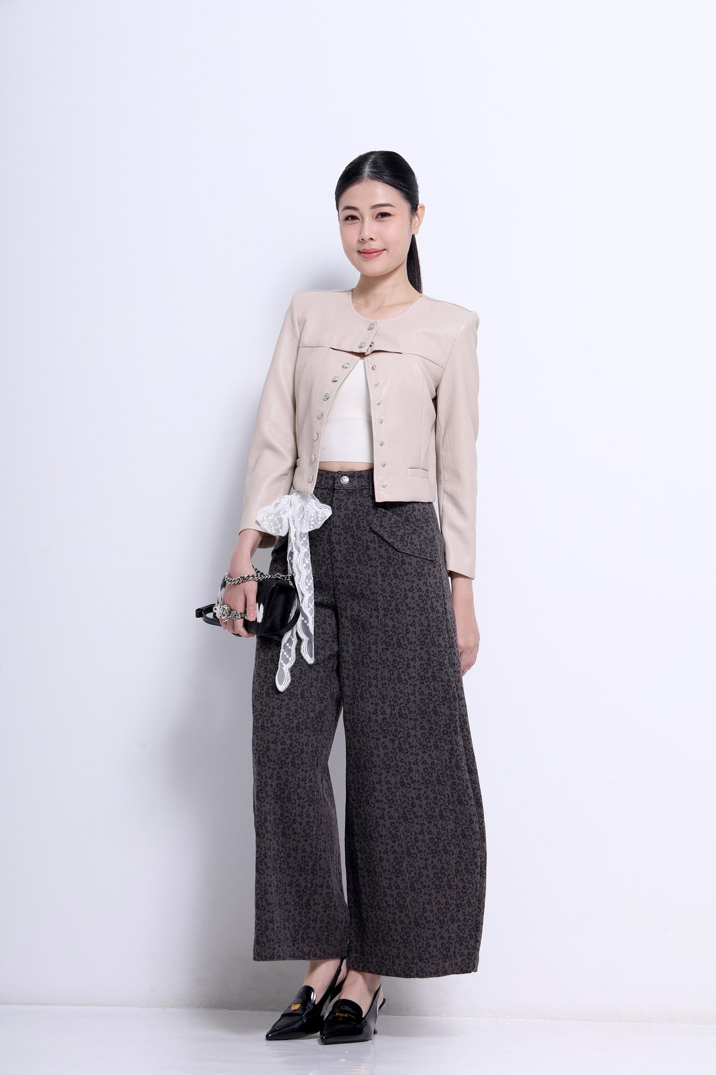 Ginna Cropped Officer Jacket
