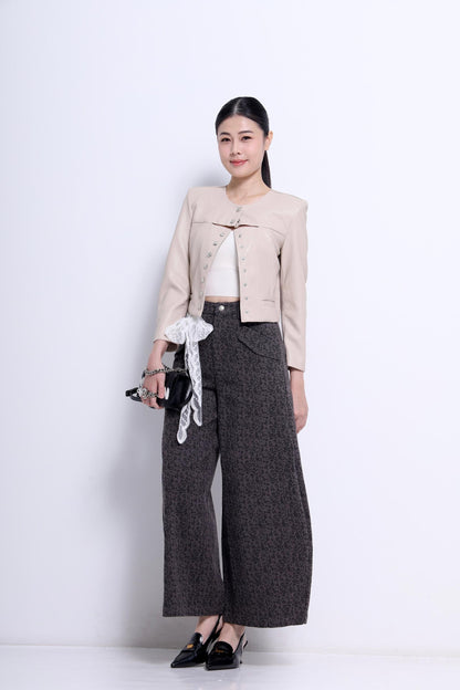 Ginna Cropped Officer Jacket