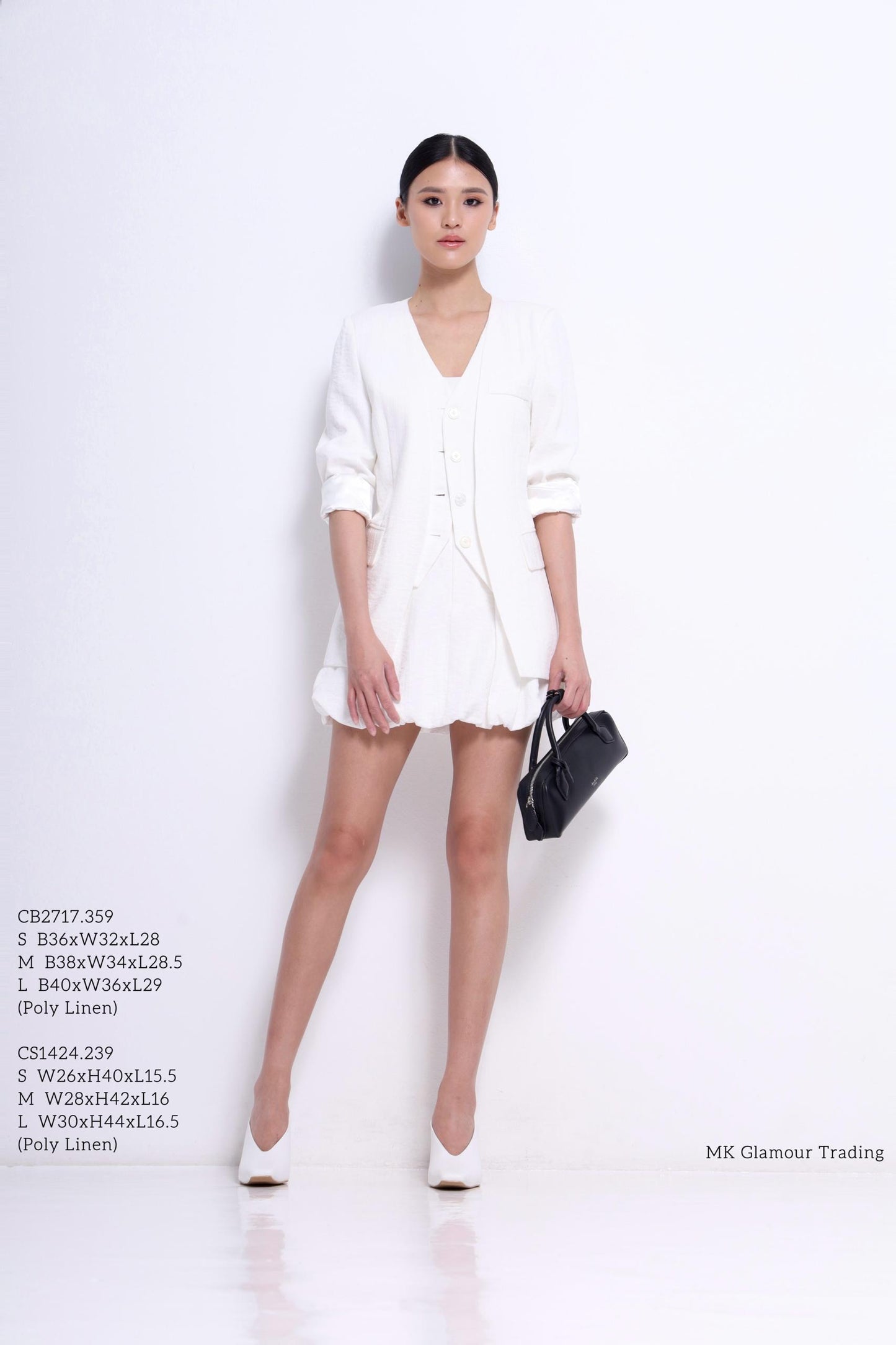 Bernice Bubble Hem Mini Skirt