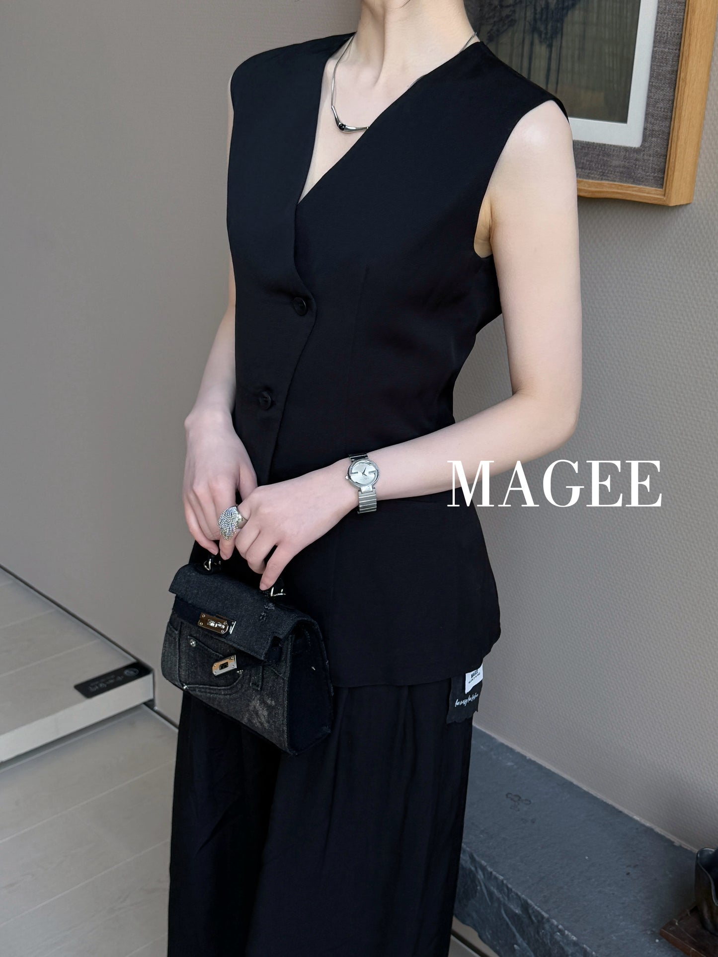 Magee Asymmetrical Vest