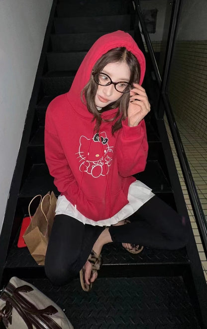 Hello Kitty Oversized Hoodie