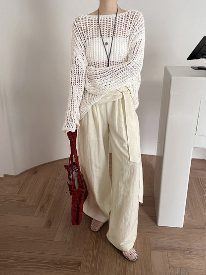 Vera Wide Leg Linen Pants