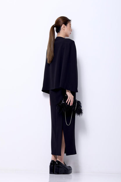 Jace Tailored Cape Blazer