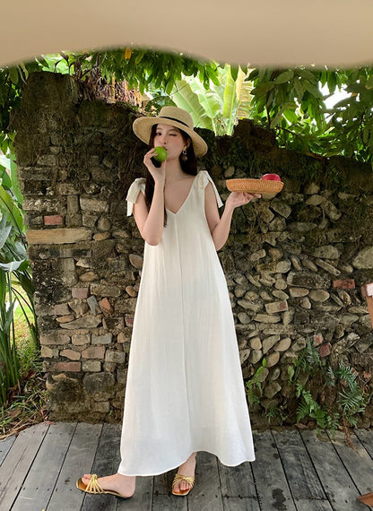 Emy Linen A-line Dress