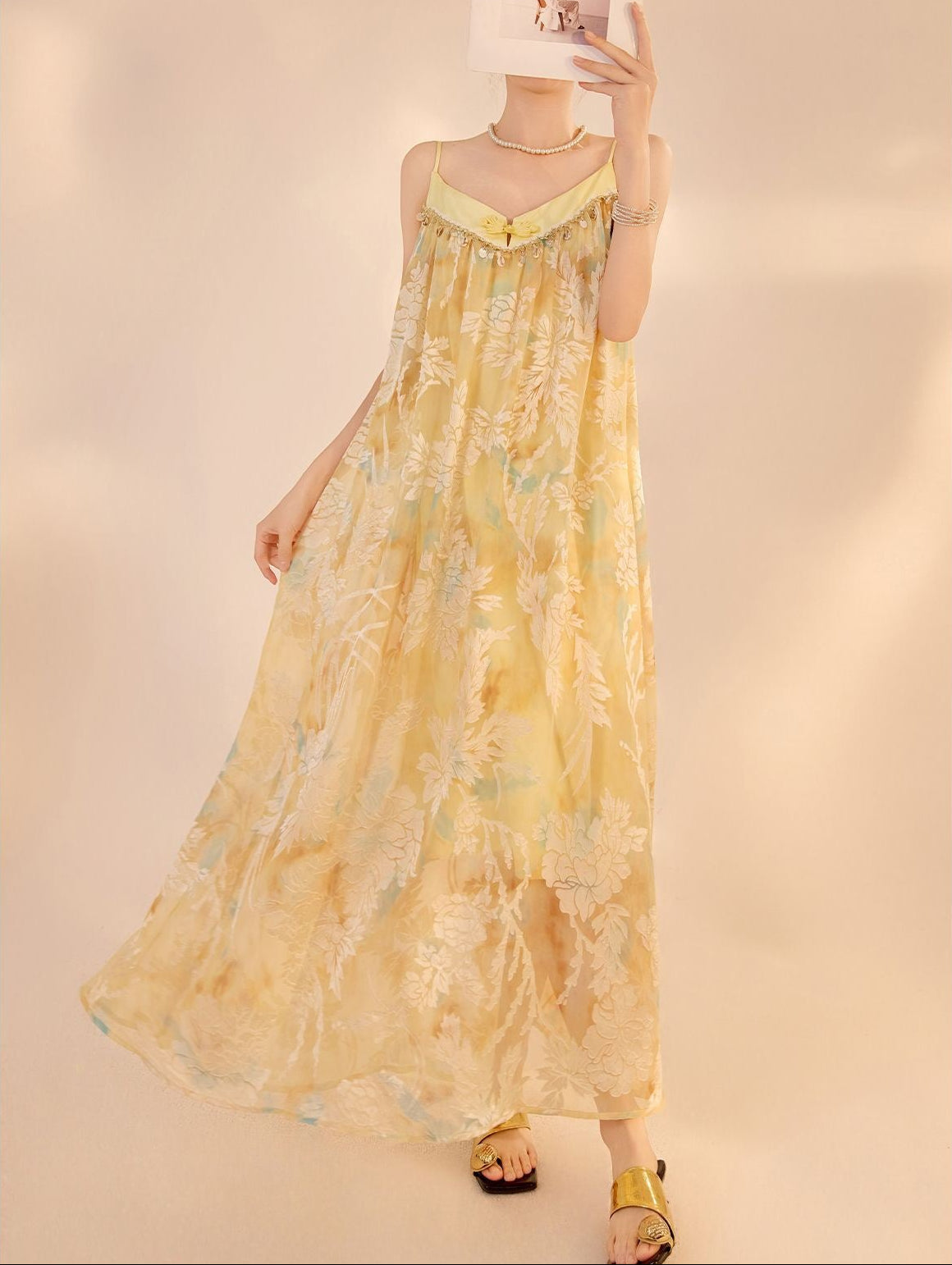 Huang Orient Flowy Dress