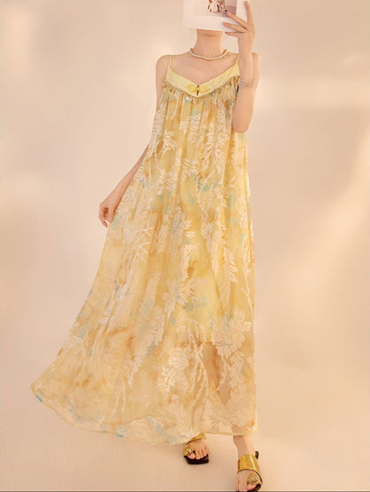 Huang Orient Flowy Dress