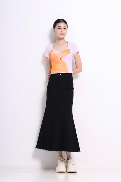 Azalea Ribbed Knit Tee
